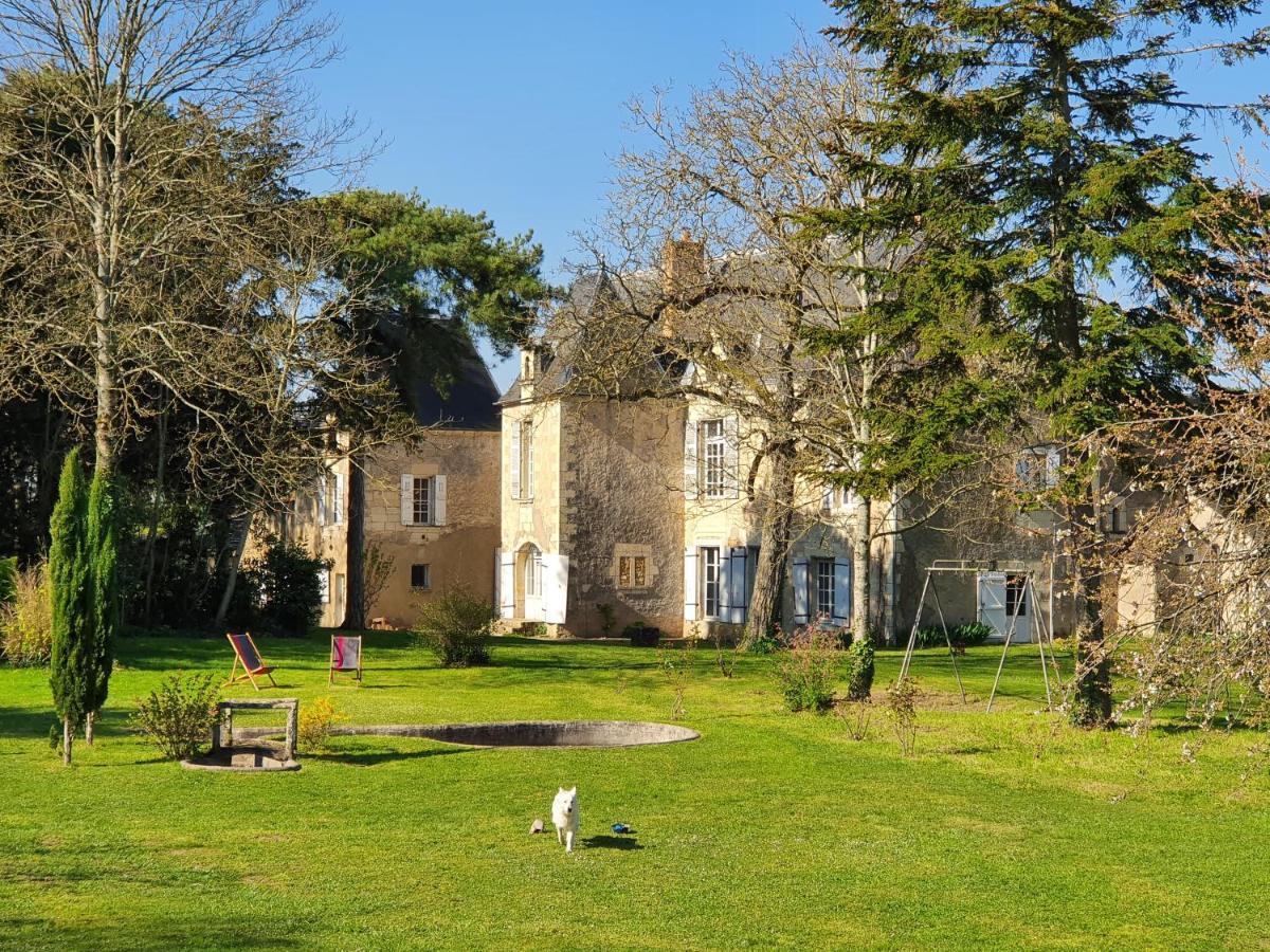 Manoir Du Bellay Bed & Breakfast Montreuil Bellay Bagian luar foto
